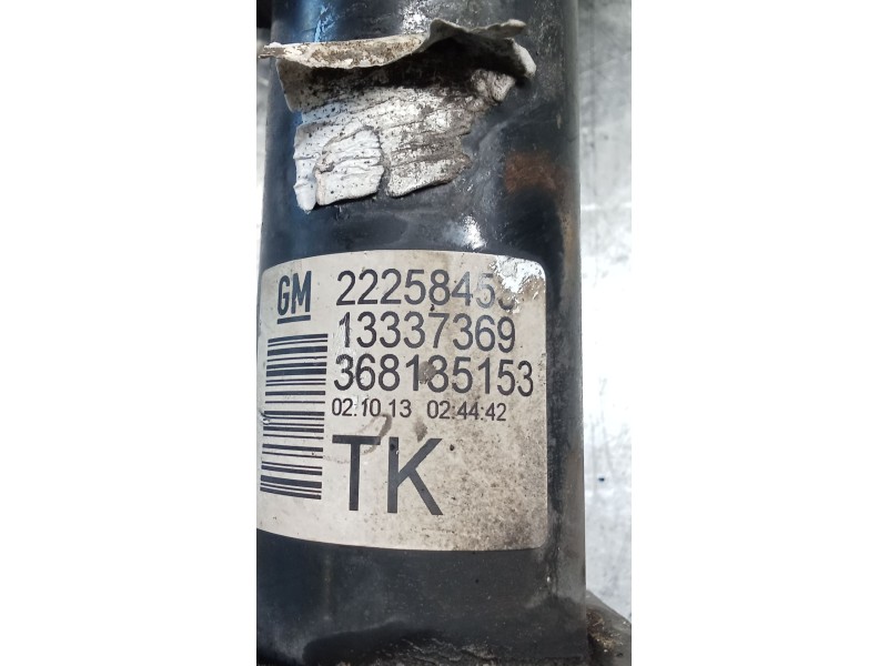 Recambio de amortiguador delantero izquierdo para opel meriva b monospace (s10) 1.7 cdti (75) referencia OEM IAM 13337369  10