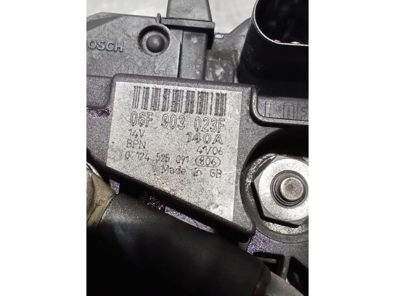 Recambio de alternador para seat leon (1p1) 1.6 referencia OEM IAM   02