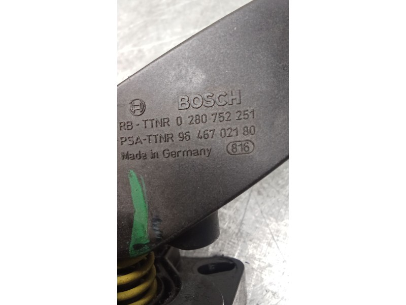 Recambio de potenciometro pedal para peugeot 307 break (3e) 2.0 hdi 110 referencia OEM IAM 0280752251 9646702180 02