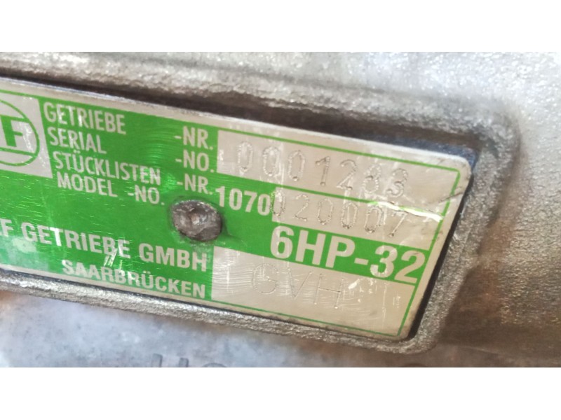 Recambio de caja cambios para volkswagen phaeton (3d2/3d8) tdi v10 (4 asientos) referencia OEM IAM 6HP32 GVH AUTOMAT 0001283 020