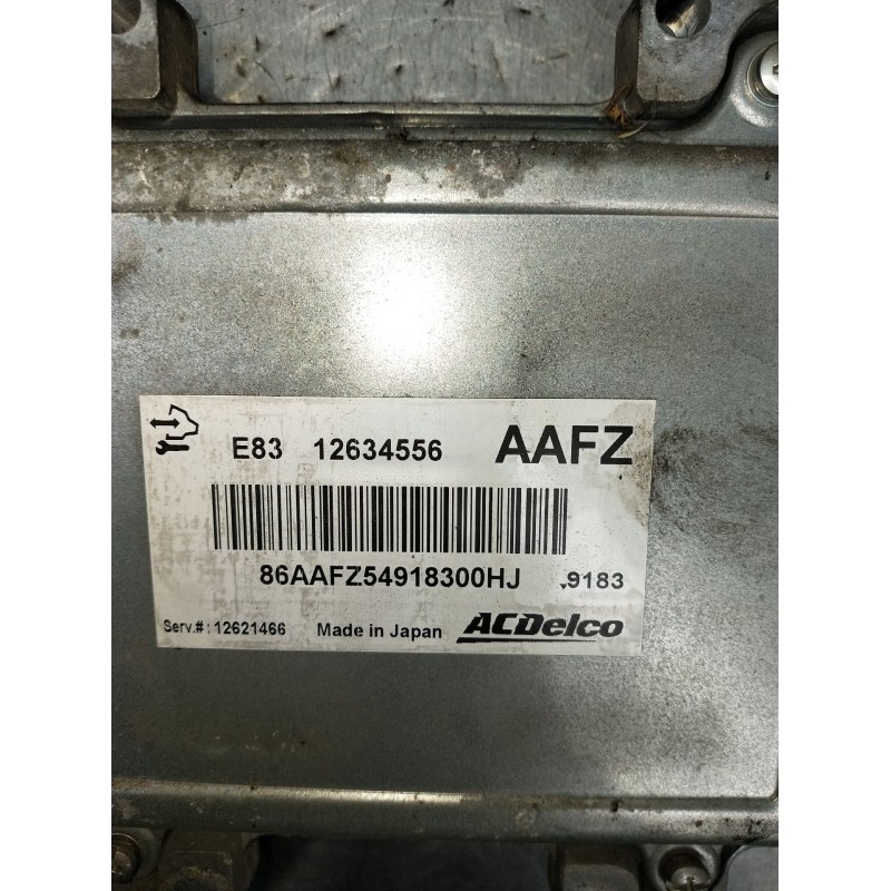 Recambio de centralita motor uce para opel astra j (p10) 1.6 (68) referencia OEM IAM 12634556 86AAFZ54918300HJ 2010