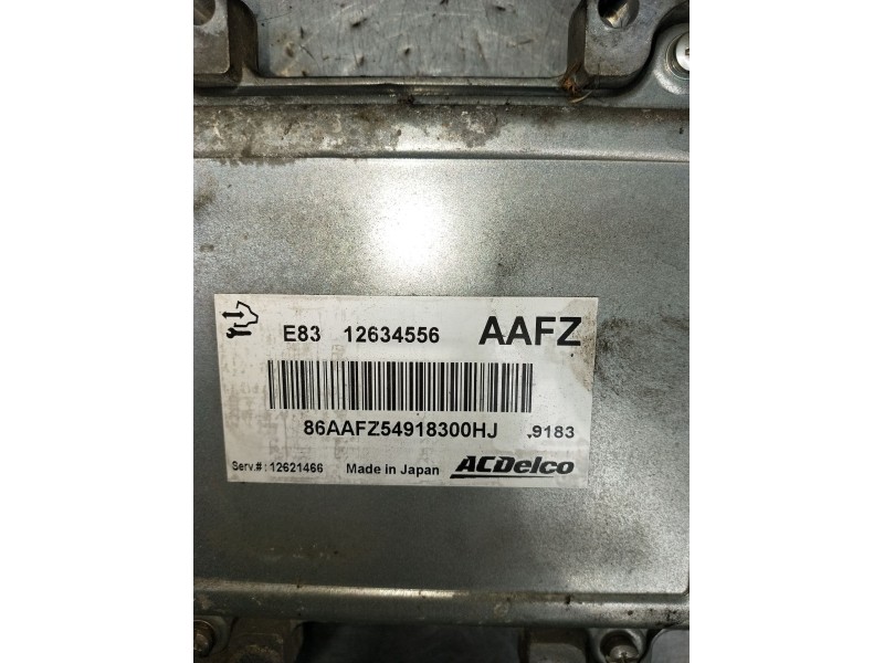 Recambio de centralita motor uce para opel astra j (p10) 1.6 (68) referencia OEM IAM 12634556 86AAFZ54918300HJ 2010