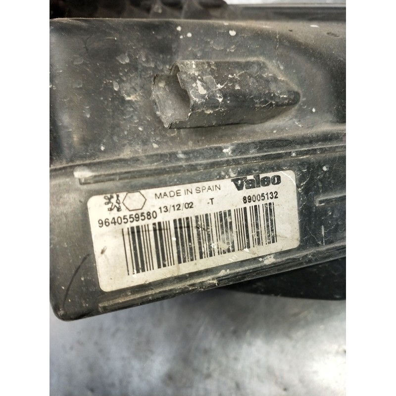 Recambio de faro izquierdo para peugeot 206 hatchback (2a/c) 1.9 d referencia OEM IAM 9640559580 89005132 1998