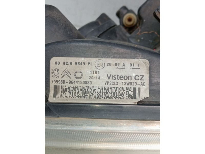 Recambio de faro derecho para citroën berlingo / berlingo first monospace (mf_, gjk_, gfk_) 1.6 hdi 75 (mf9hw, gj9hwc, gf9hwc, g