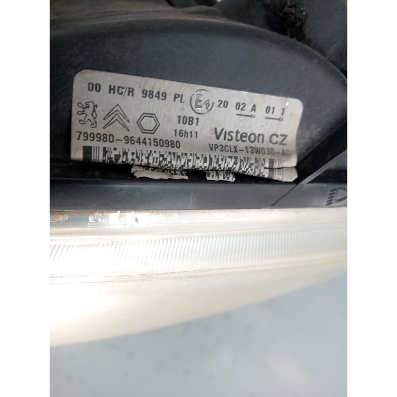 Recambio de faro izquierdo para citroën berlingo / berlingo first monospace (mf_, gjk_, gfk_) 1.6 hdi 75 (mf9hw, gj9hwc, gf9hwc,