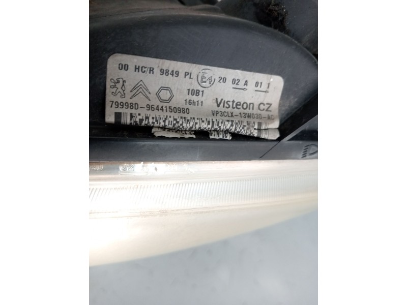 Recambio de faro izquierdo para citroën berlingo / berlingo first monospace (mf_, gjk_, gfk_) 1.6 hdi 75 (mf9hw, gj9hwc, gf9hwc,