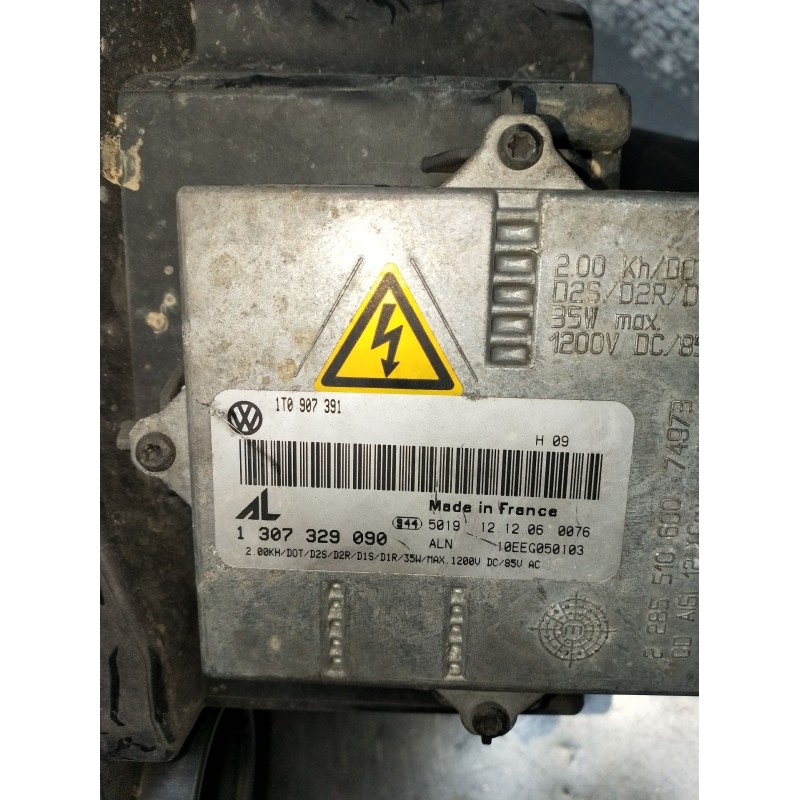 Recambio de faro izquierdo para volkswagen golf v (1k1) 2.0 tdi referencia OEM IAM 0301212271 1307329090 XENON 2003
