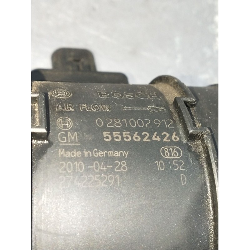 Recambio de caudalimetro para opel insignia a sports tourer (g09) 2.0 cdti (35) referencia OEM IAM 0281002912 55562426 2008