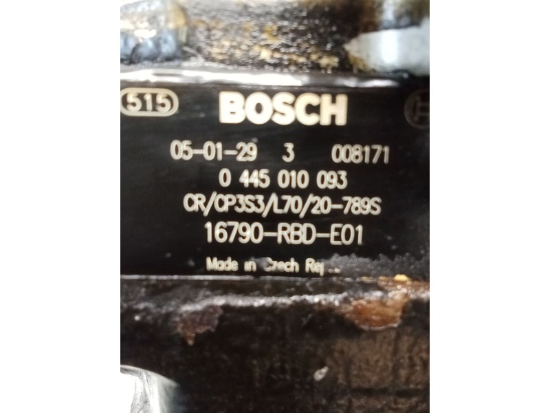 Recambio de bomba inyeccion para honda accord vii tourer (cm, cn) 2.2 i-ctdi (cn2) referencia OEM IAM 0445010093 16790RDBE01 BOS