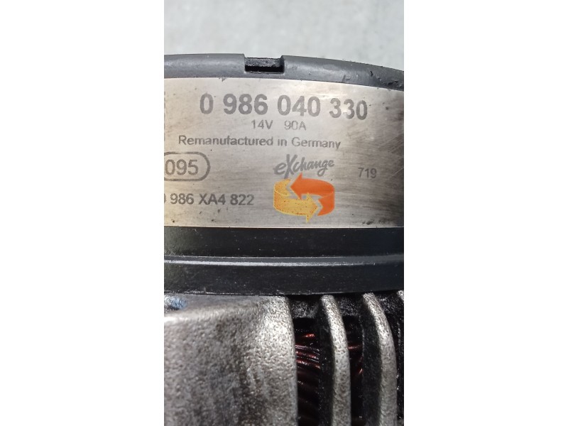 Recambio de alternador para volkswagen lt 28-46 ii caja/chasis (2dc, 2df, 2dg, 2dl, 2dm) 2.5 tdi referencia OEM IAM 0986040330  