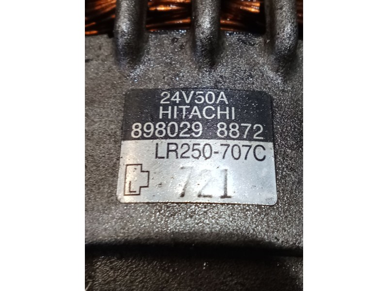Recambio de alternador para isuzu nkr77 nkr 85e2 referencia OEM IAM 8980298872 LR250707C 02