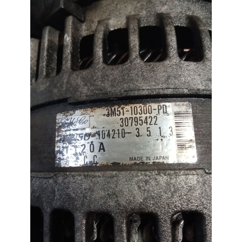 Recambio de alternador para ford focus ii (da_, hcp, dp) 1.6 tdci referencia OEM IAM 3M5T10300PD 30795422 08