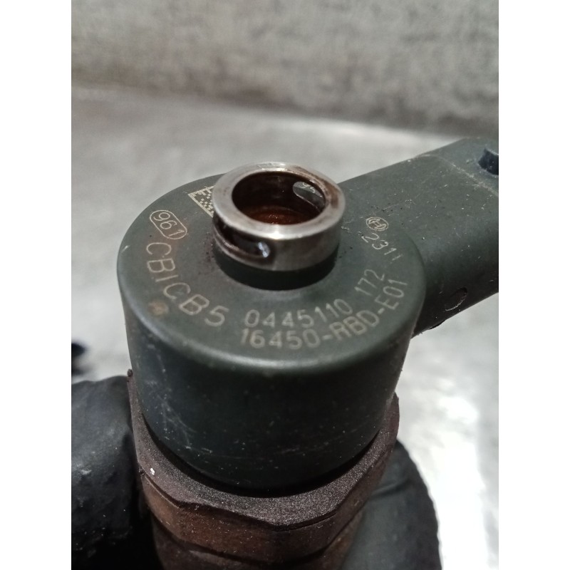Recambio de inyector para honda accord vii tourer (cm, cn) 2.2 i-ctdi (cn2) referencia OEM IAM 0445110172 16450RBDE01 BOSCH