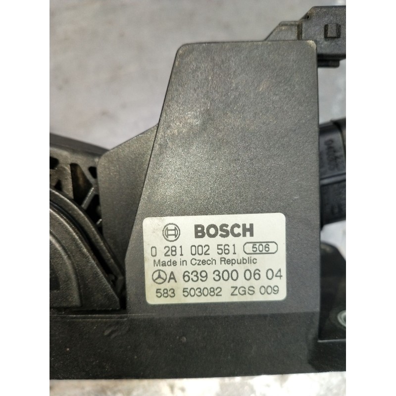 Recambio de potenciometro pedal para mercedes-benz vito / mixto furgoneta (w639) 111 cdi (639.601, 639.603, 639.605) referencia 