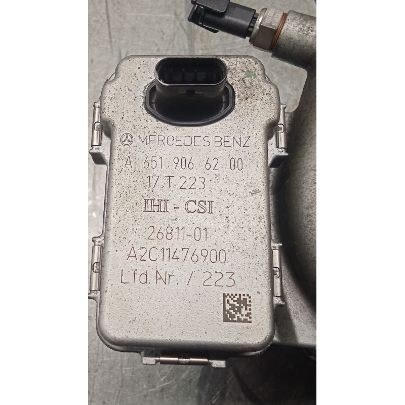 Recambio de turbocompresor para mercedes-benz sprinter 3,5-t furgoneta (b907, b910) 314 cdi (910.631, 910.633) referencia OEM IA