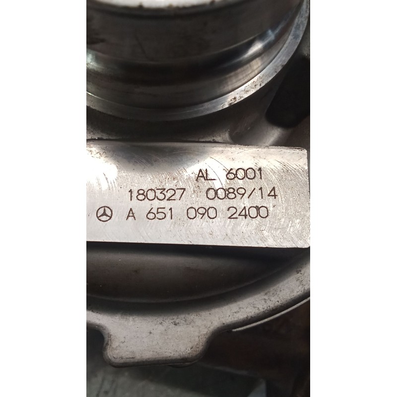 Recambio de turbocompresor para mercedes-benz sprinter 3,5-t furgoneta (b907, b910) 314 cdi (910.631, 910.633) referencia OEM IA