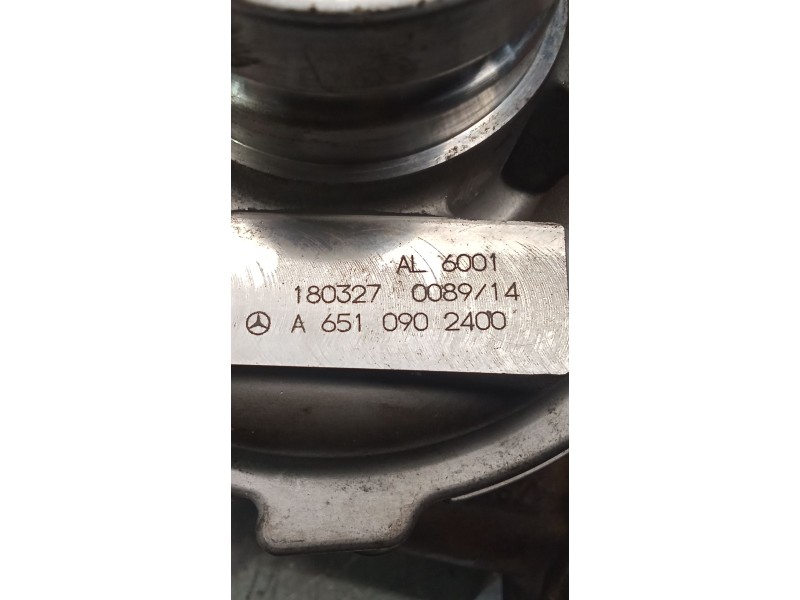 Recambio de turbocompresor para mercedes-benz sprinter 3,5-t furgoneta (b907, b910) 314 cdi (910.631, 910.633) referencia OEM IA