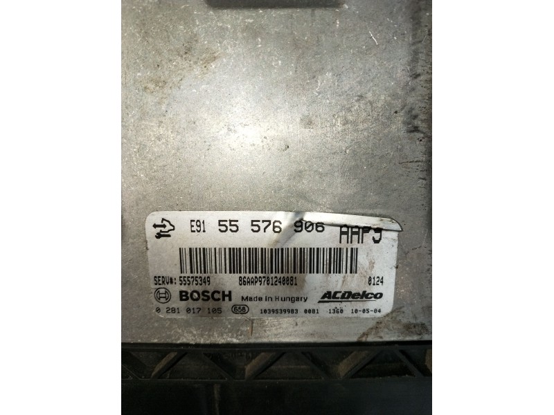 Recambio de centralita motor uce para opel insignia a sports tourer (g09) 2.0 cdti (35) referencia OEM IAM 0281017105 55576906 1