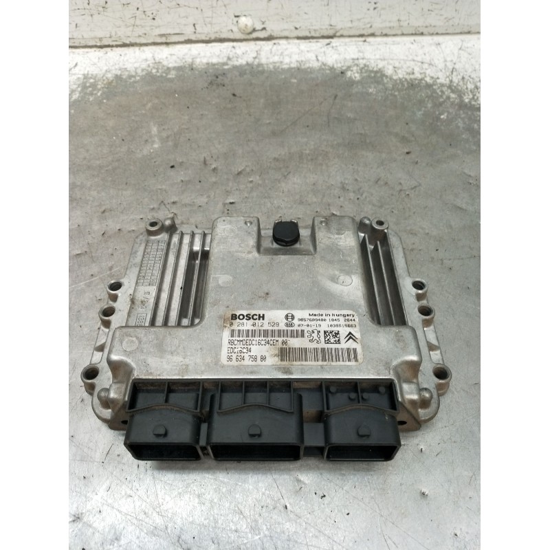Recambio de centralita motor uce para citroën c3 i (fc_, fn_) 1.4 hdi referencia OEM IAM 0281012529 9663475880 EDC16C34 2006