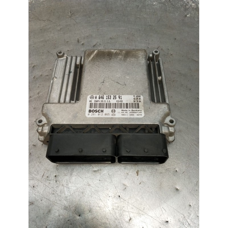 Recambio de centralita motor uce para mercedes-benz vito / mixto furgoneta (w639) 111 cdi (639.601, 639.603, 639.605) referencia