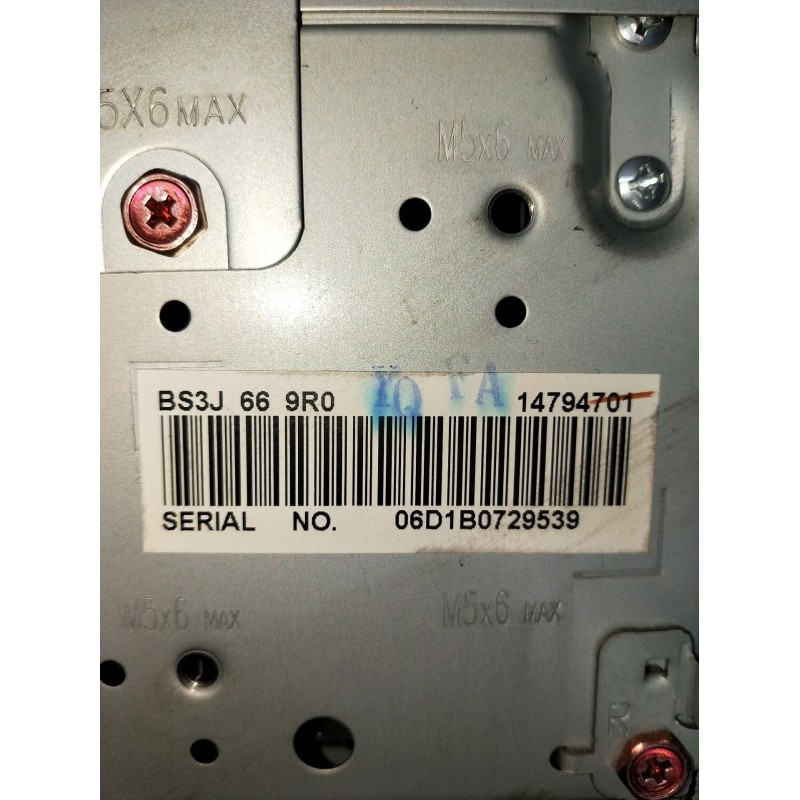Recambio de sistema audio / radio cd para mazda 3 (bk) 1.6 (bk14) referencia OEM IAM BS3J669R0 06D1B0729539 2004