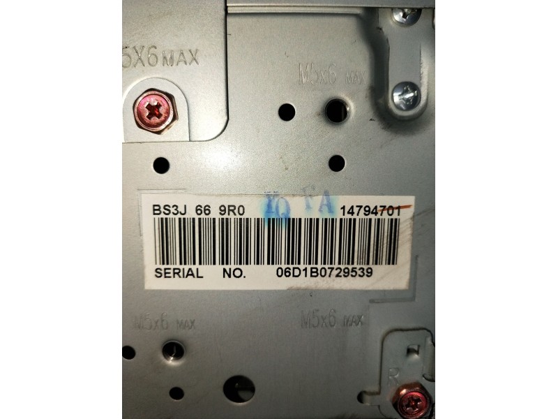 Recambio de sistema audio / radio cd para mazda 3 (bk) 1.6 (bk14) referencia OEM IAM BS3J669R0 06D1B0729539 2004