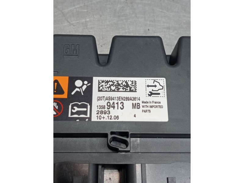 Recambio de centralita airbag para opel meriva b monospace (s10) 1.7 cdti (75) referencia OEM IAM 13589413  2010