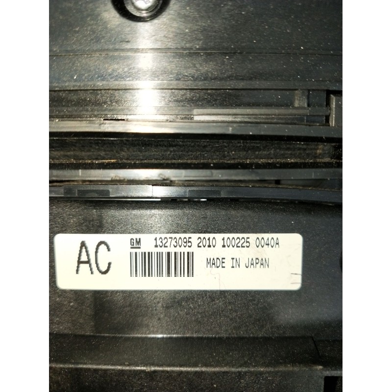 Recambio de mando calefaccion / aire acondicionado para opel insignia a sports tourer (g09) 2.0 cdti (35) referencia OEM IAM 132