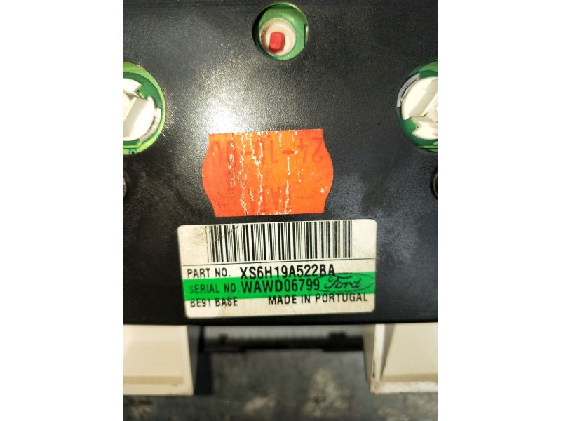 Recambio de mando calefaccion / aire acondicionado para ford fiesta iv (ja_, jb_) 1.3 i referencia OEM IAM XS6H19522BA WAWD09799