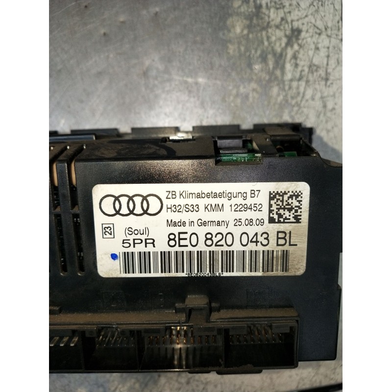 Recambio de mando calefaccion / aire acondicionado para seat exeo st (3r5) 2.0 tdi referencia OEM IAM  8E0820043 2008