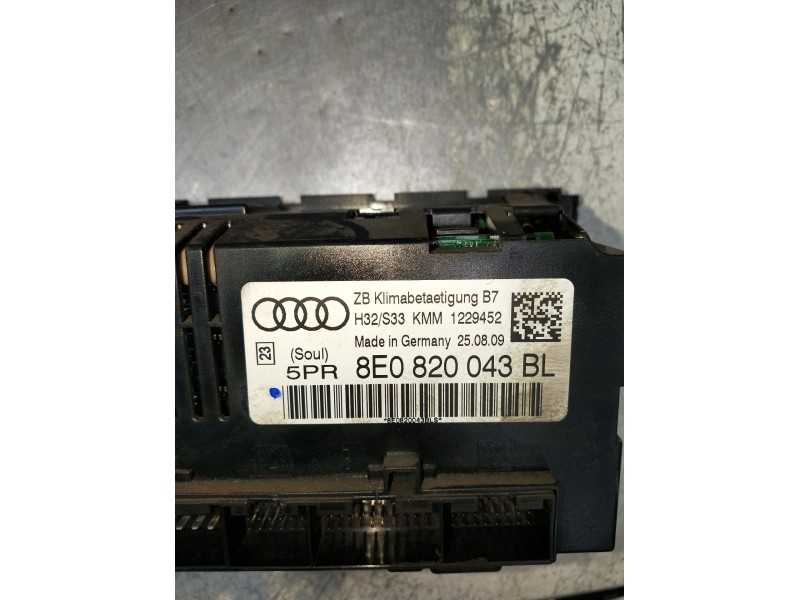 Recambio de mando calefaccion / aire acondicionado para seat exeo st (3r5) 2.0 tdi referencia OEM IAM  8E0820043 2008