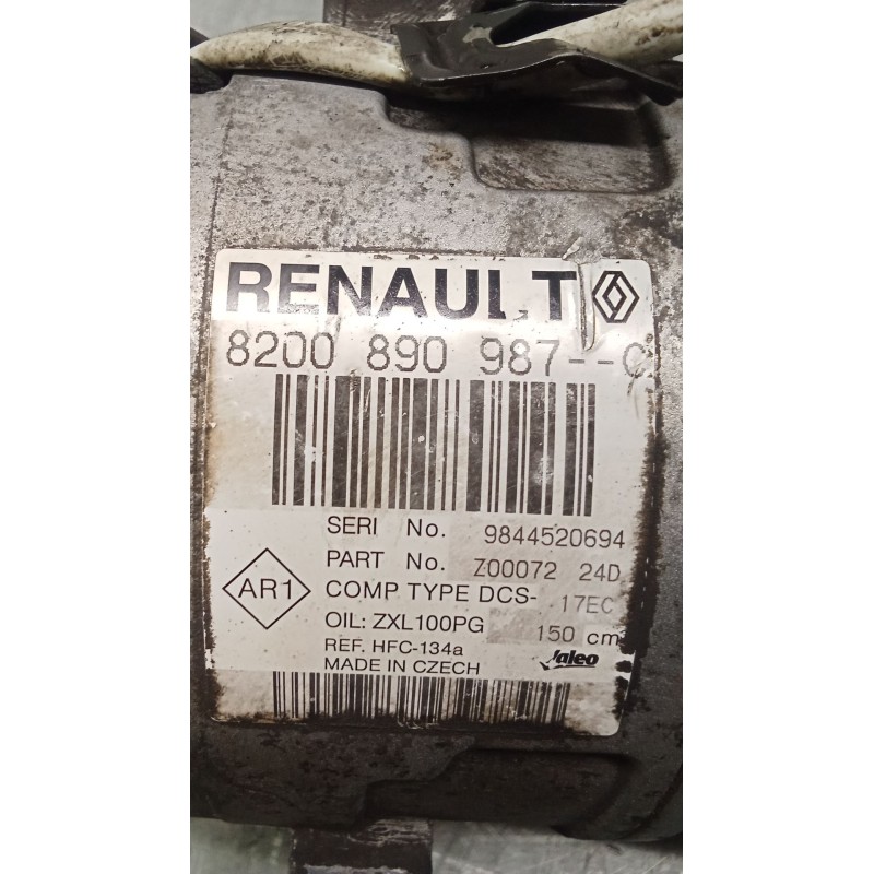 Recambio de compresor aire acondicionado para renault laguna iii (bt0/1) 2.0 dci (bt07, bt0j, bt14, bt1a, bt1s) referencia OEM I