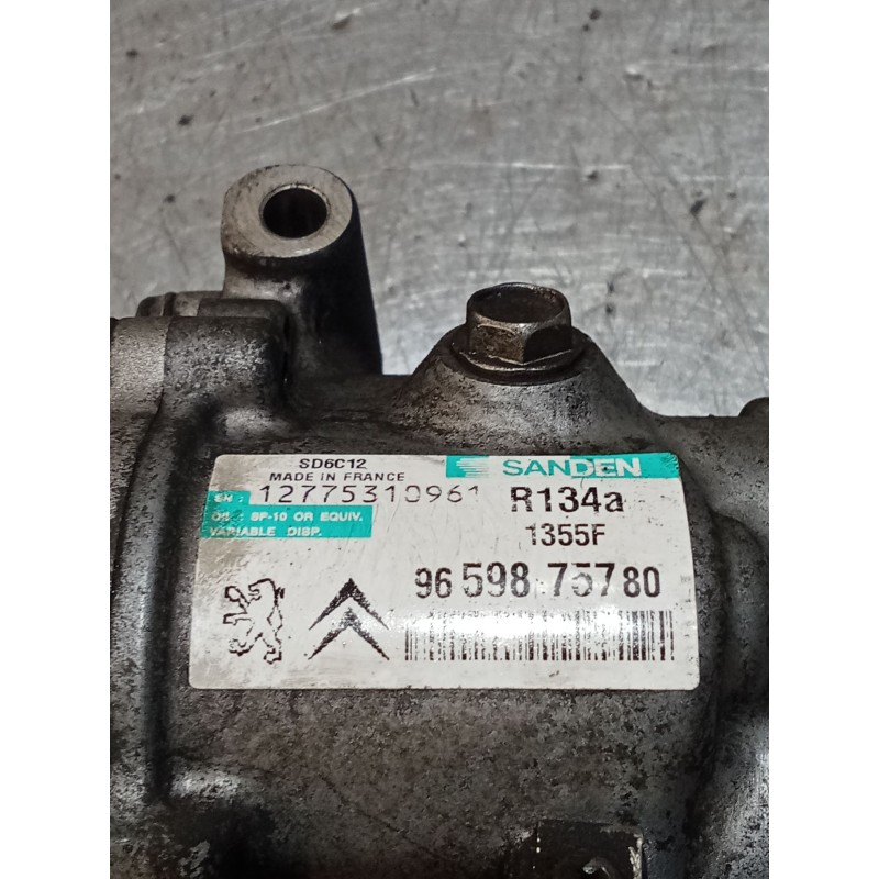 Recambio de compresor aire acondicionado para peugeot 308 i (4a_, 4c_) 1.6 hdi referencia OEM IAM 9659873780 1355F 