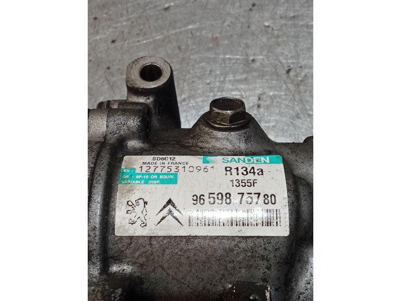 Recambio de compresor aire acondicionado para peugeot 308 i (4a_, 4c_) 1.6 hdi referencia OEM IAM 9659873780 1355F 