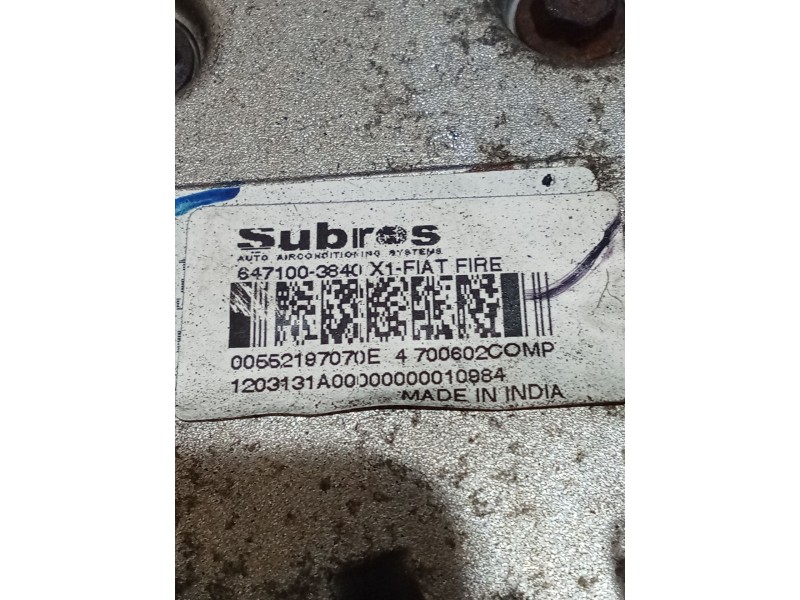 Recambio de compresor aire acondicionado para tata indica vista 1.4 referencia OEM IAM 6471003840  12