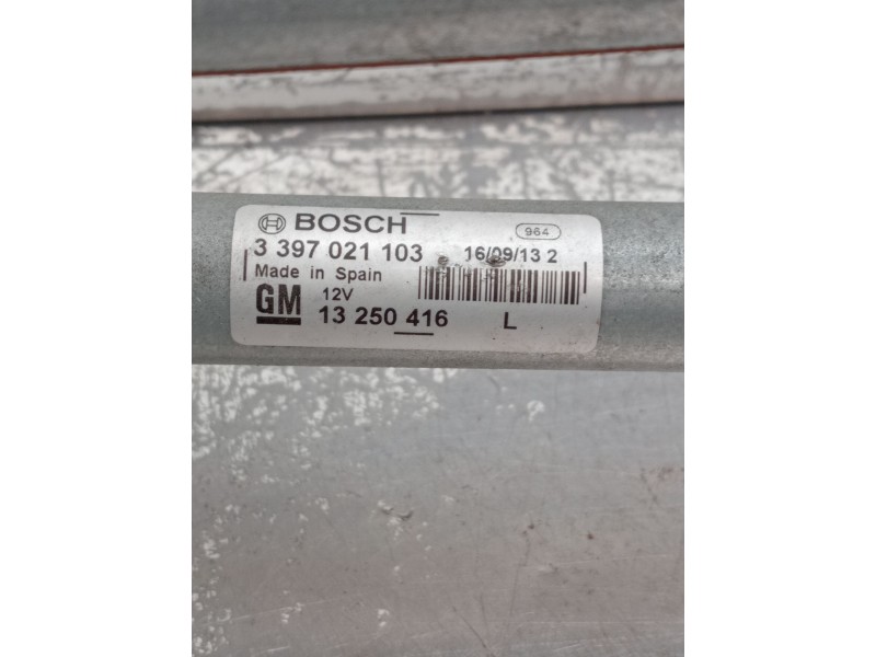 Recambio de motor limpia delantero para opel meriva b monospace (s10) 1.7 cdti (75) referencia OEM IAM 3397021103 13250416 2010
