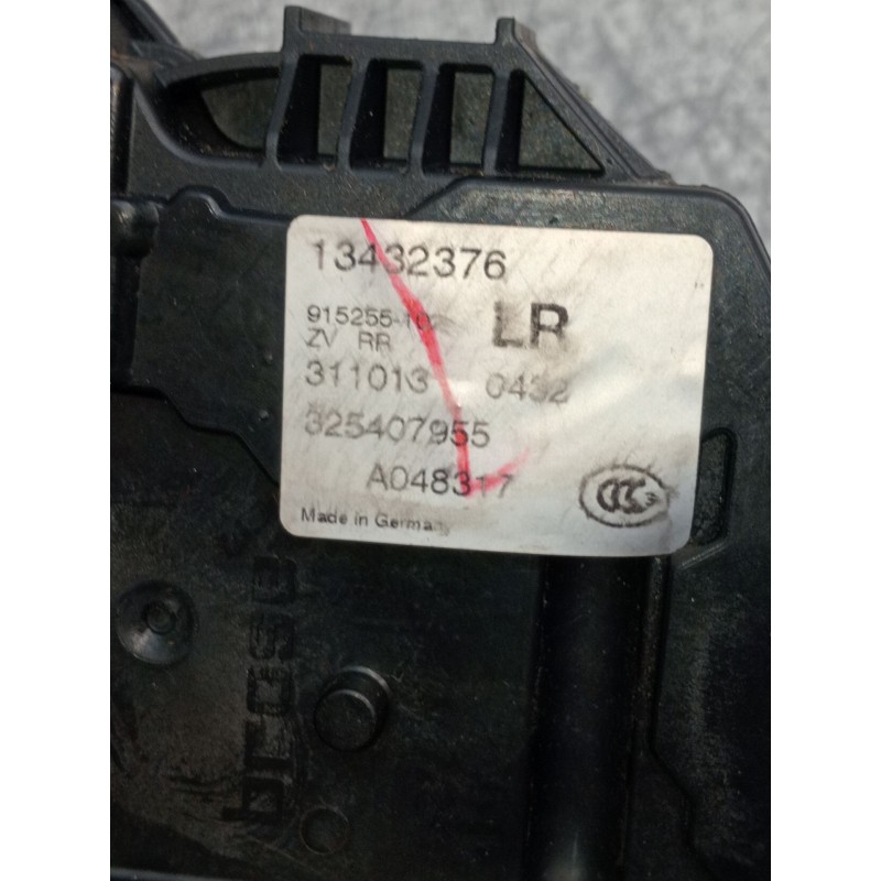 Recambio de motor cierre centralizado trasero izquierdo para opel meriva b monospace (s10) 1.7 cdti (75) referencia OEM IAM 1343