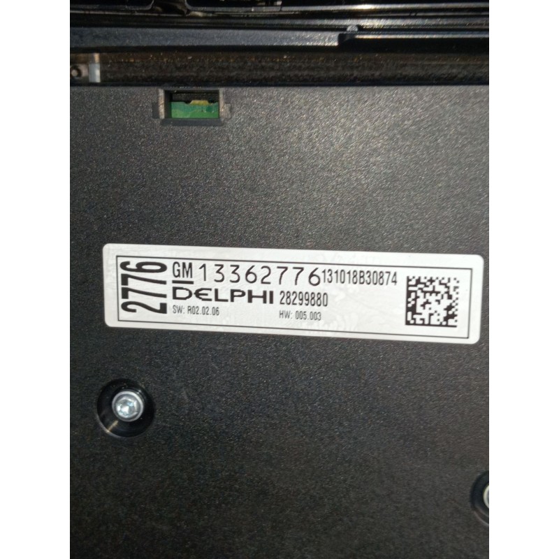 Recambio de mando multifuncion para opel meriva b monospace (s10) 1.7 cdti (75) referencia OEM IAM 13362776 MANDO CALEFACCIÓN 28