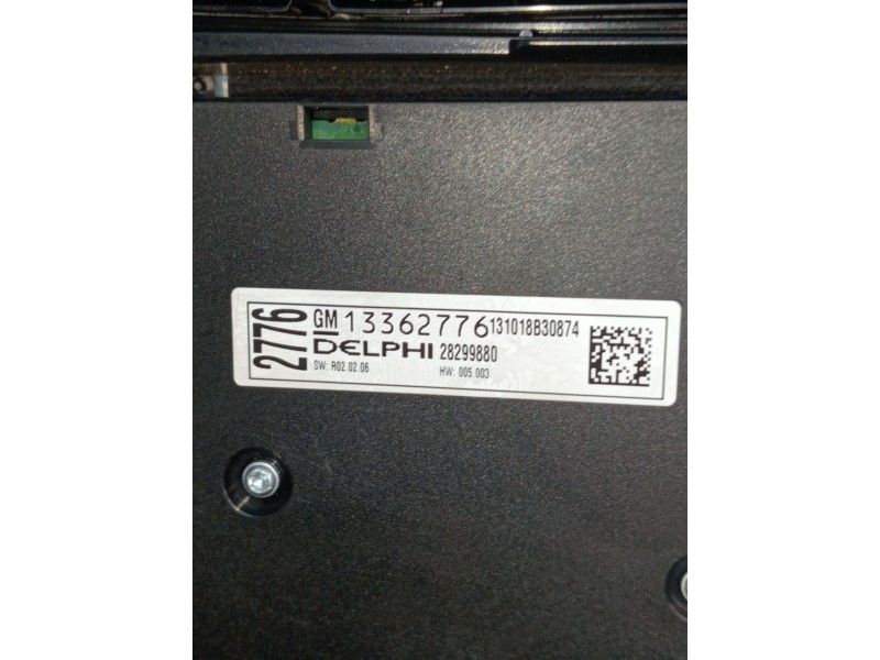 Recambio de mando multifuncion para opel meriva b monospace (s10) 1.7 cdti (75) referencia OEM IAM 13362776 MANDO CALEFACCIÓN 28