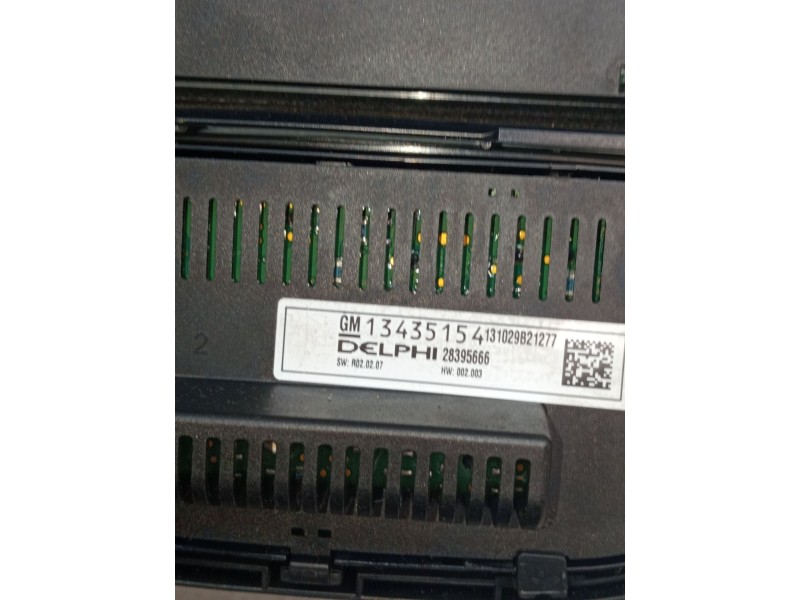 Recambio de mando multifuncion para opel meriva b monospace (s10) 1.7 cdti (75) referencia OEM IAM 13362776 MANDO CALEFACCIÓN 28