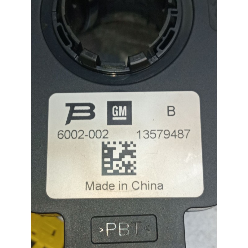Recambio de anillo airbag para opel meriva b monospace (s10) 1.7 cdti (75) referencia OEM IAM 13579487 6002002 2010