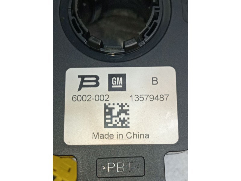 Recambio de anillo airbag para opel meriva b monospace (s10) 1.7 cdti (75) referencia OEM IAM 13579487 6002002 2010