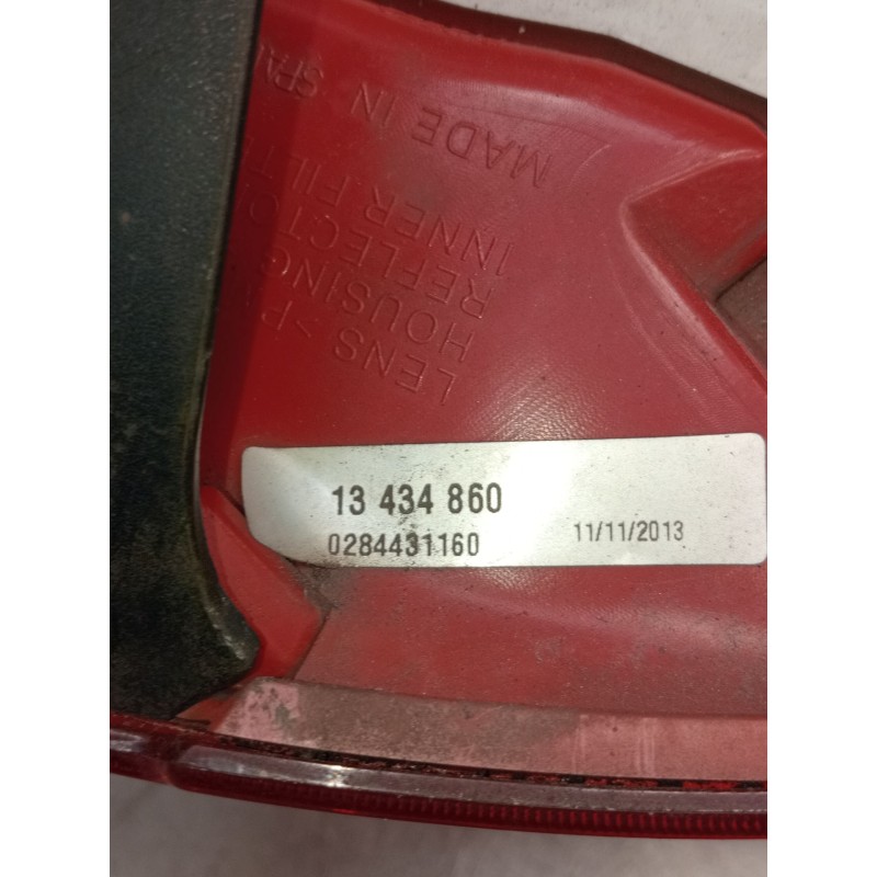 Recambio de piloto trasero derecho para opel meriva b monospace (s10) 1.7 cdti (75) referencia OEM IAM   