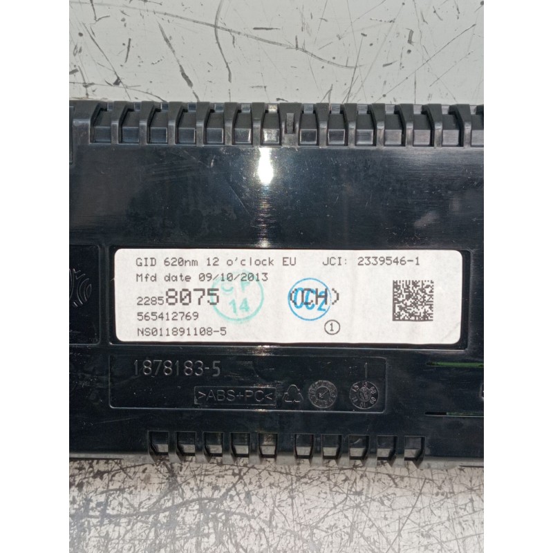 Recambio de pantalla multifuncion para opel meriva b monospace (s10) 1.7 cdti (75) referencia OEM IAM 22858075 565412769 2010
