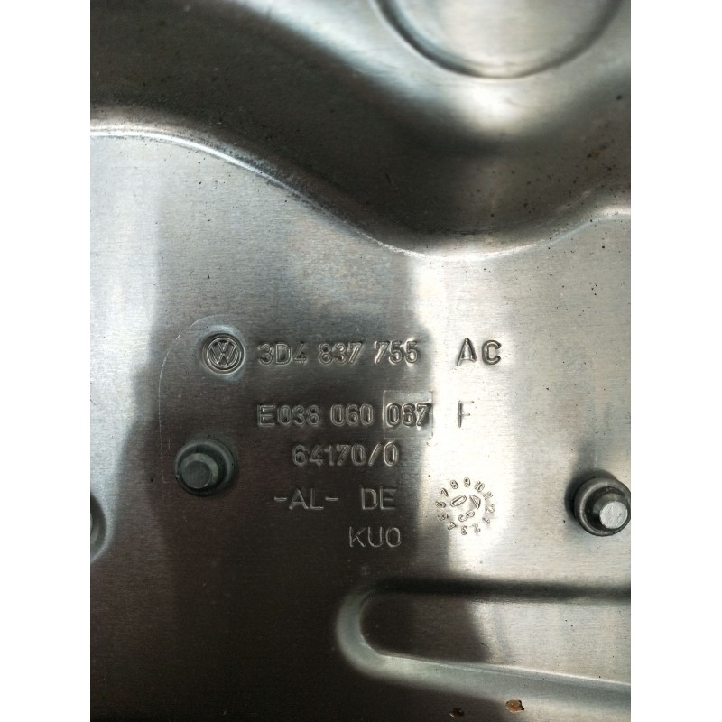 Recambio de elevalunas delantero izquierdo para volkswagen phaeton (3d2/3d8) tdi v10 (4 asientos) referencia OEM IAM 3D4837755 4
