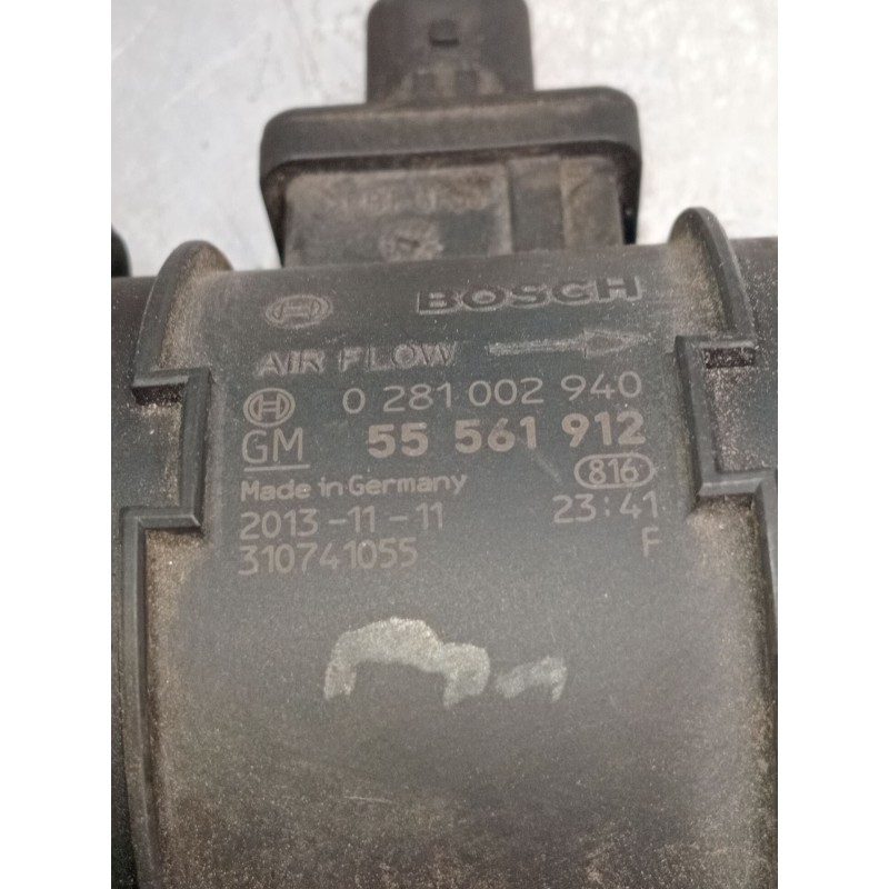 Recambio de caudalimetro para opel meriva b monospace (s10) 1.7 cdti (75) referencia OEM IAM 0281002940 55561912 310741055 2010