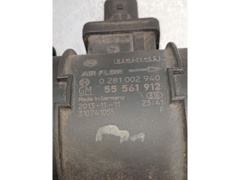 Recambio de caudalimetro para opel meriva b monospace (s10) 1.7 cdti (75) referencia OEM IAM 0281002940 55561912 310741055 2010
