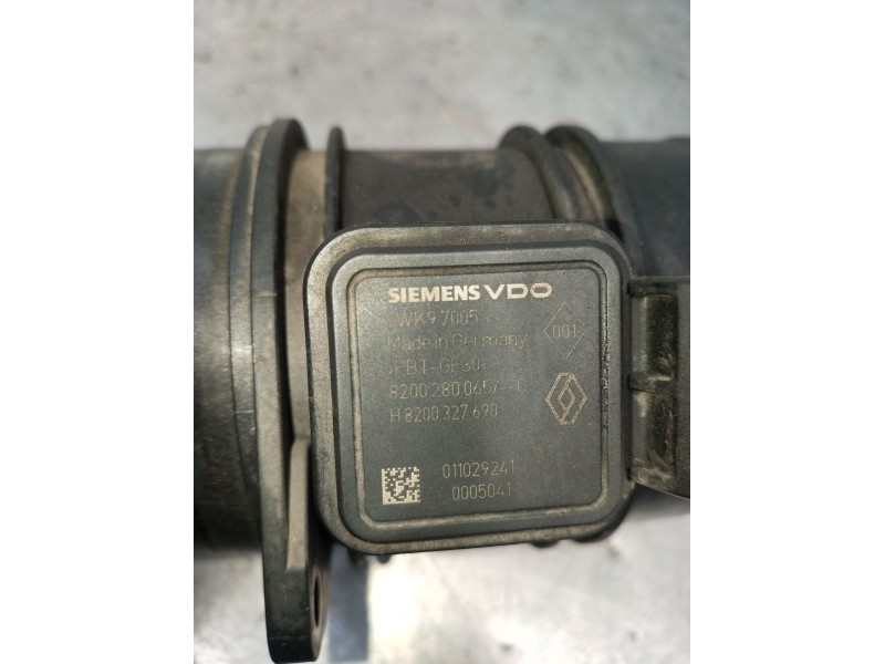 Recambio de caudalimetro para renault laguna iii (bt0/1) 2.0 dci (bt07, bt0j, bt14, bt1a, bt1s) referencia OEM IAM 8200280065 5W