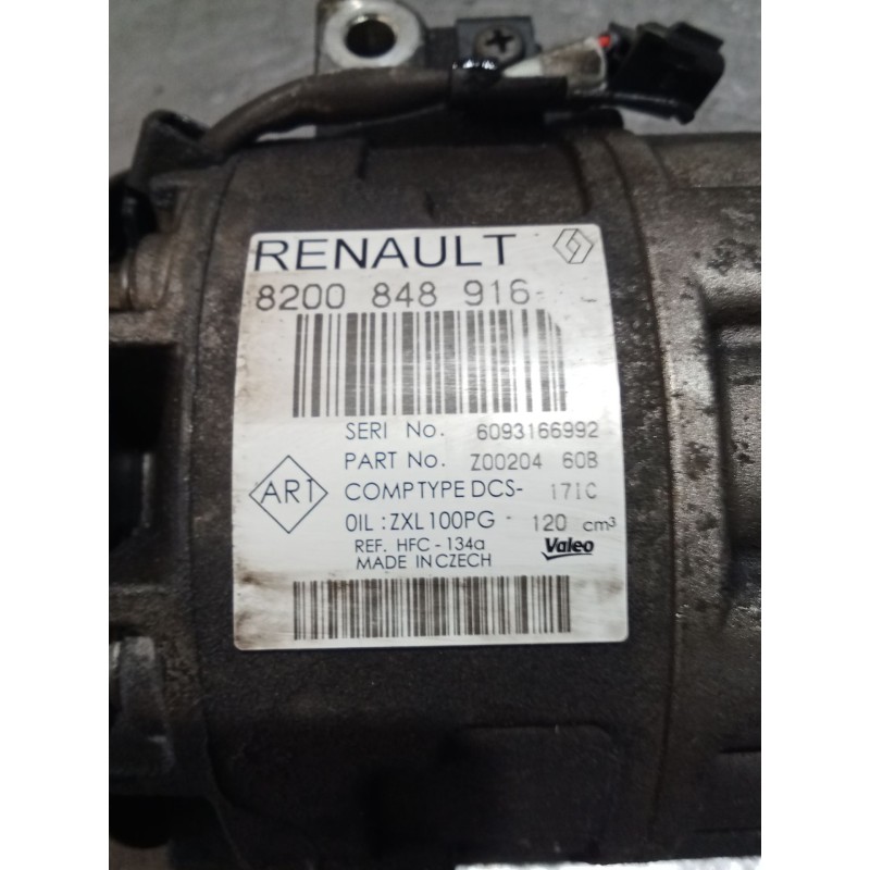 Recambio de compresor aire acondicionado para renault trafic iii furgoneta (fg_) 1.6 dci 95 (fgmj, fgmr) referencia OEM IAM 8200