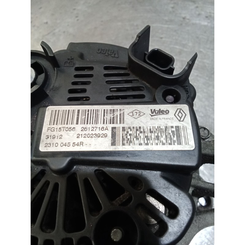 Recambio de alternador para renault scénic iii (jz0/1_) 1.5 dci (jz02, jz0r) referencia OEM IAM 231004554R 2612716A 09